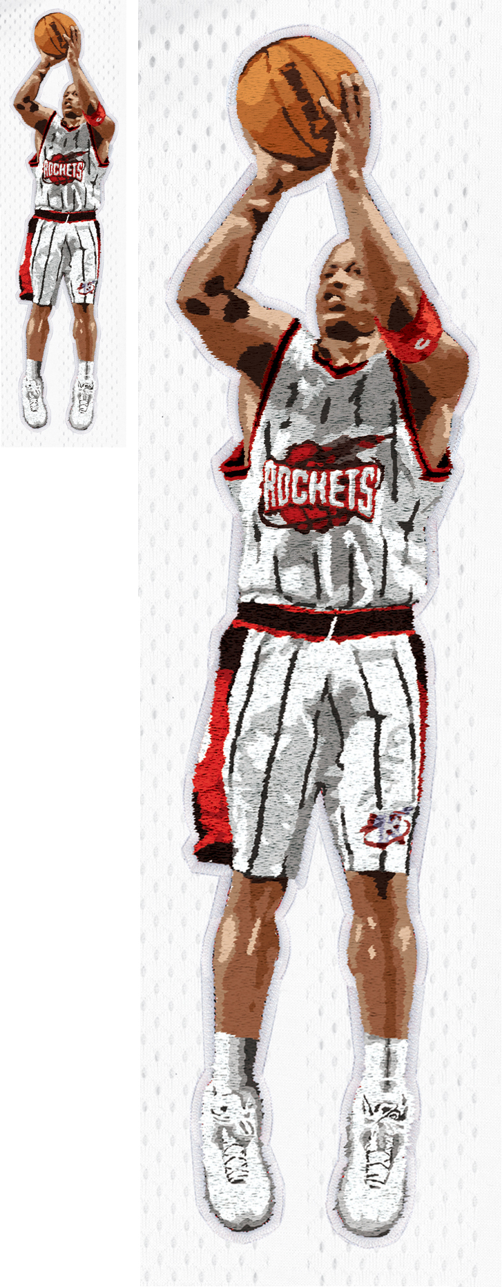 Steve Francis Stitched Patch Hi-Res